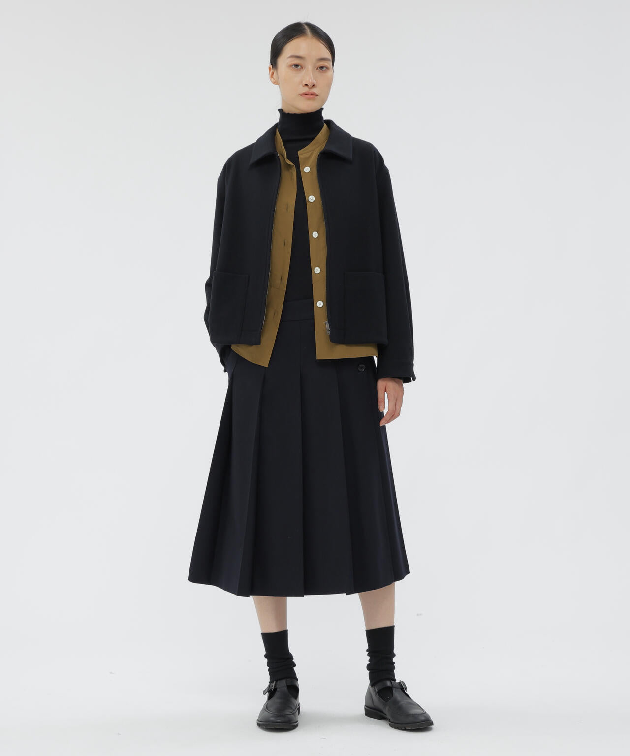 MILLED WOOL TWILL BLOUSON | MARGARET HOWELL（マーガレット