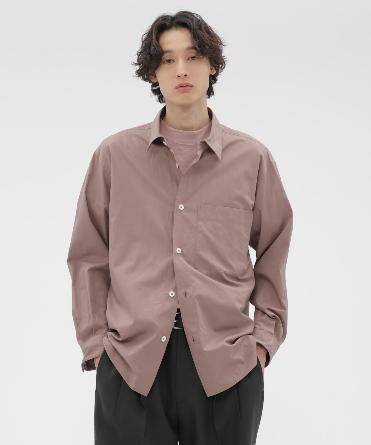 FINE COTTON TWILL SHIRTING SHIRT | MARGARET HOWELL（マーガレット