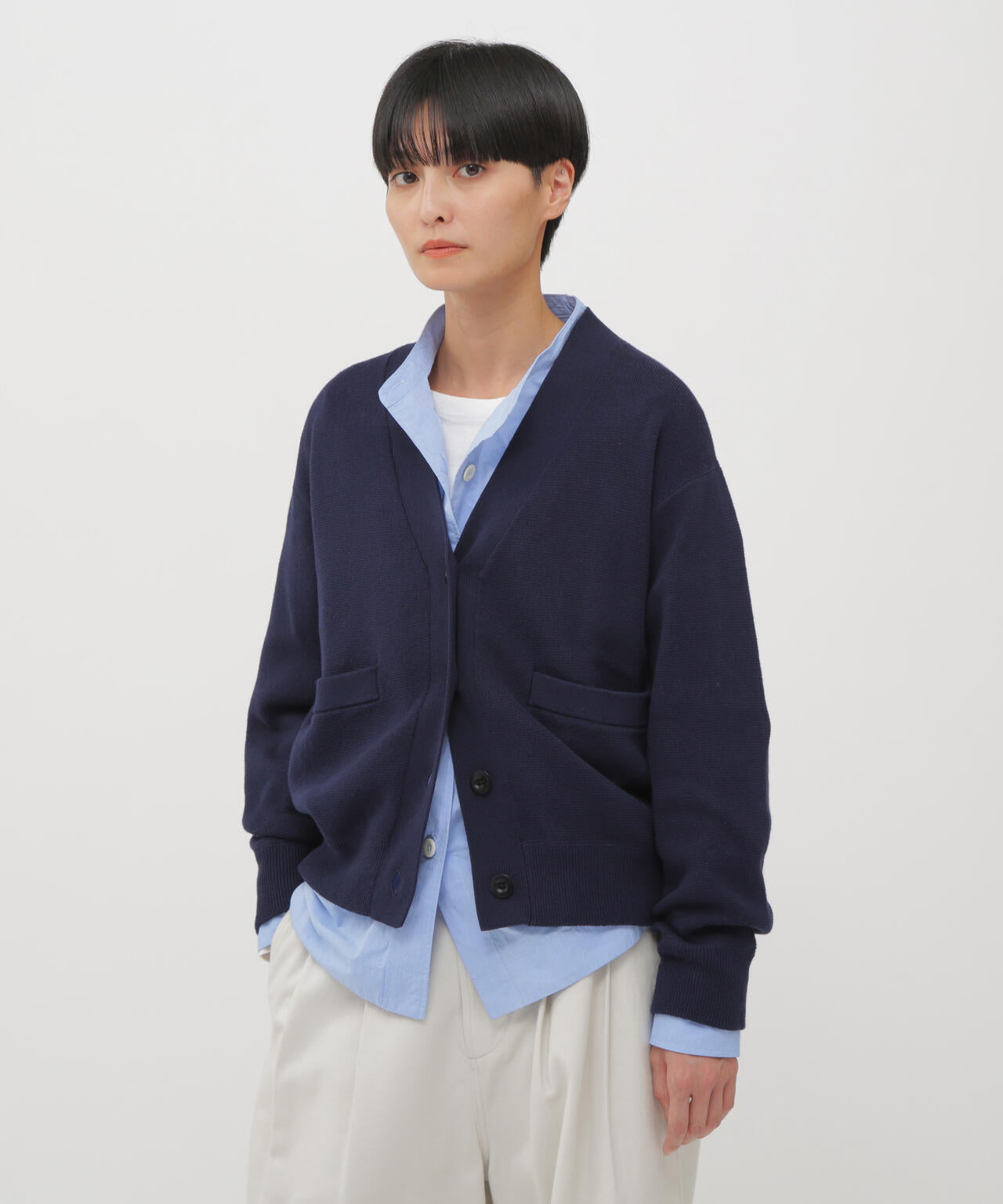 DRY WORN COTTON RIB KNITWEAR | MARGARET HOWELL（マーガレット