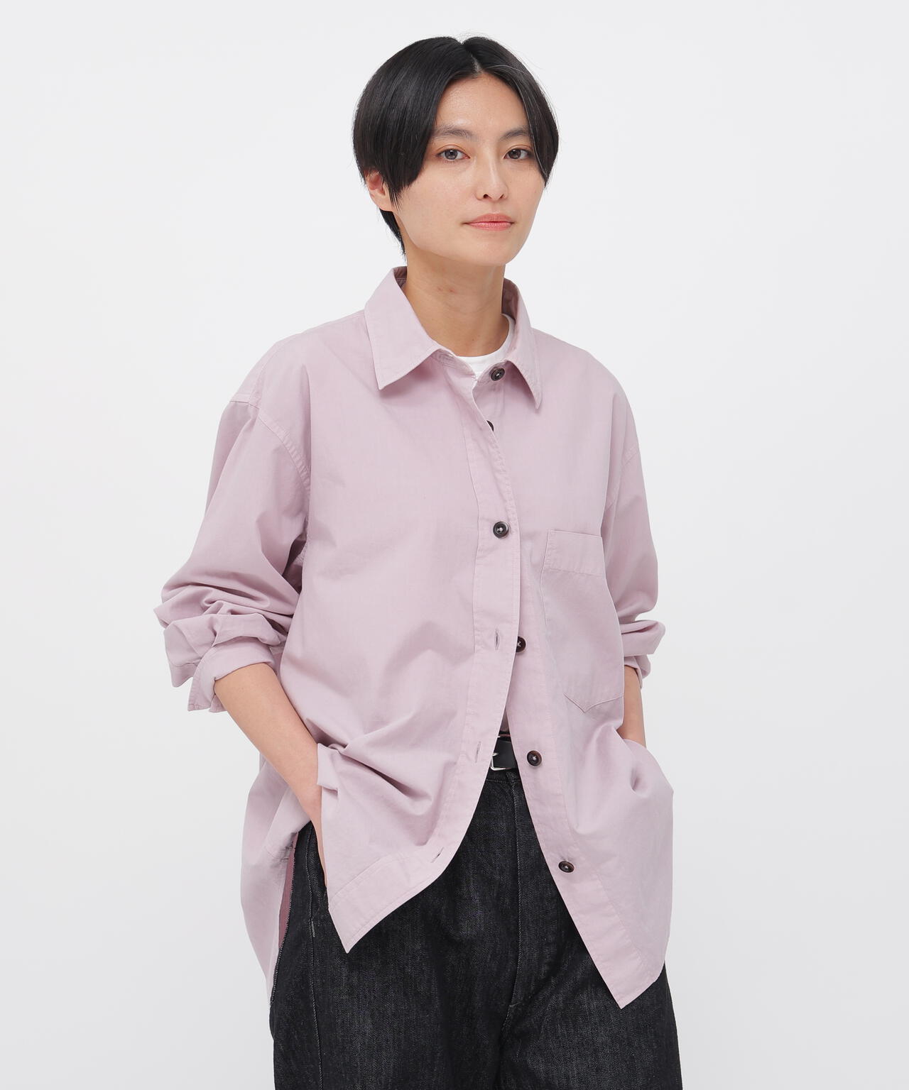 ORGANIC COTTON SHIRTING SHIRT | MARGARET HOWELL（マーガレット