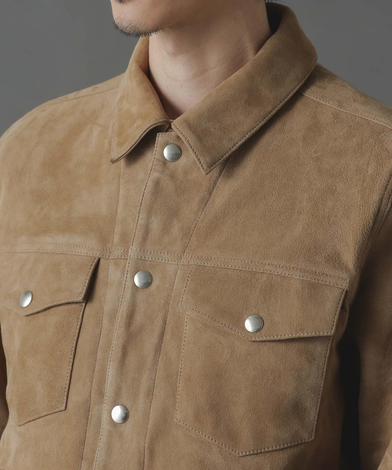 ゴートスウェードトラッカージャケット | NANO universe（ナノ