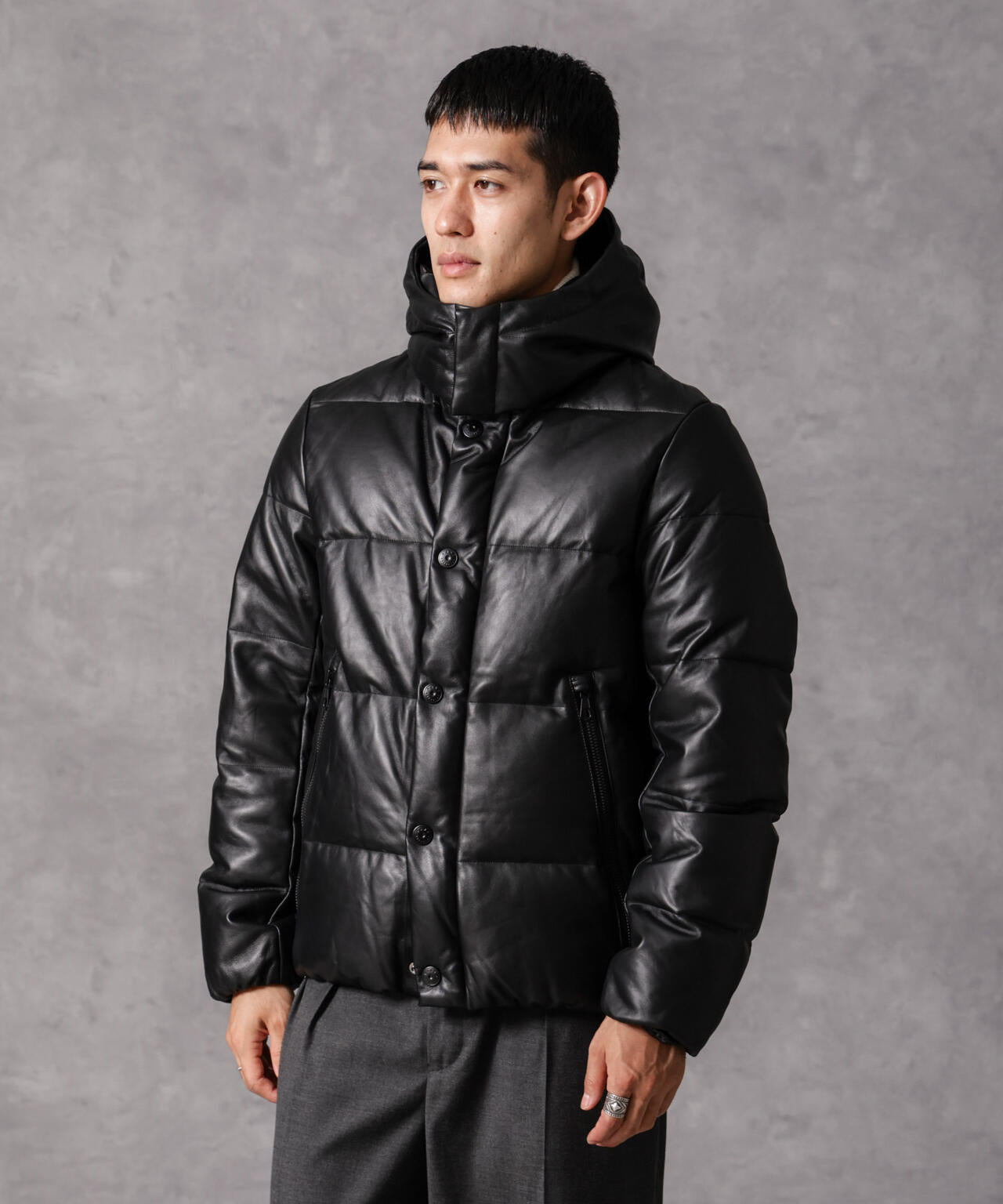 西川ダウン(R)」ラムレザーG2ダウン | NANO universe（ナノ