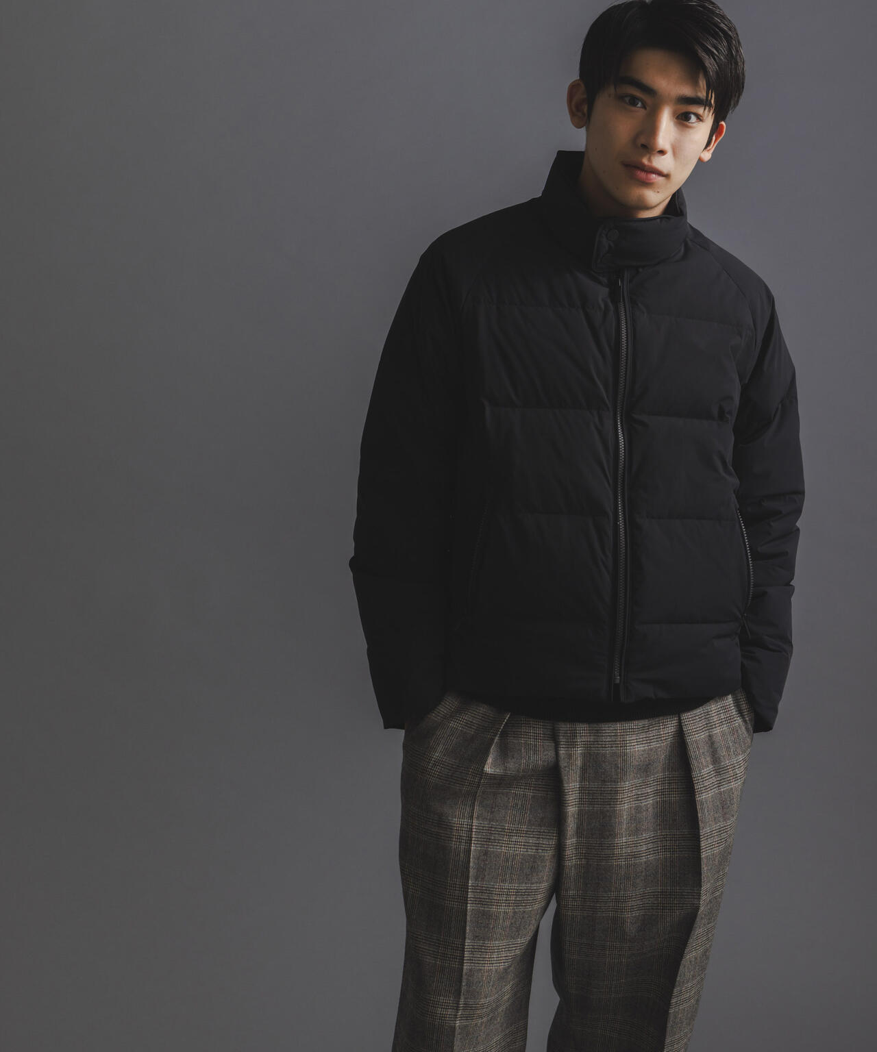 西川ダウン(R)」スポーティースタンドダウン | NANO universe（ナノ