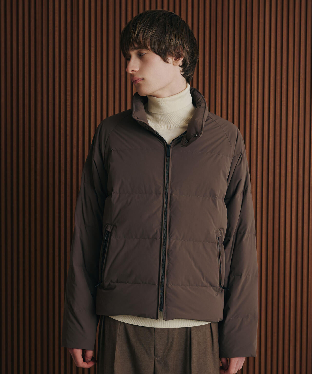 西川ダウン(R)」スポーティースタンドダウン | NANO universe（ナノ