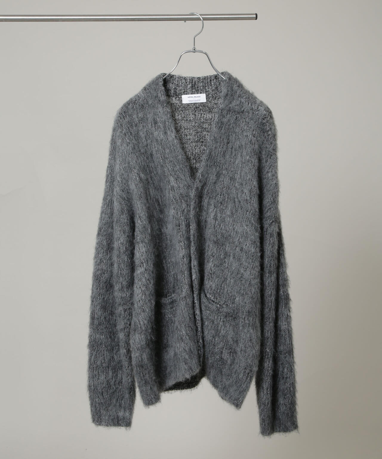 HOTEL PALACE｣ フライフロントミックスシャギーカーディガン | NANO
