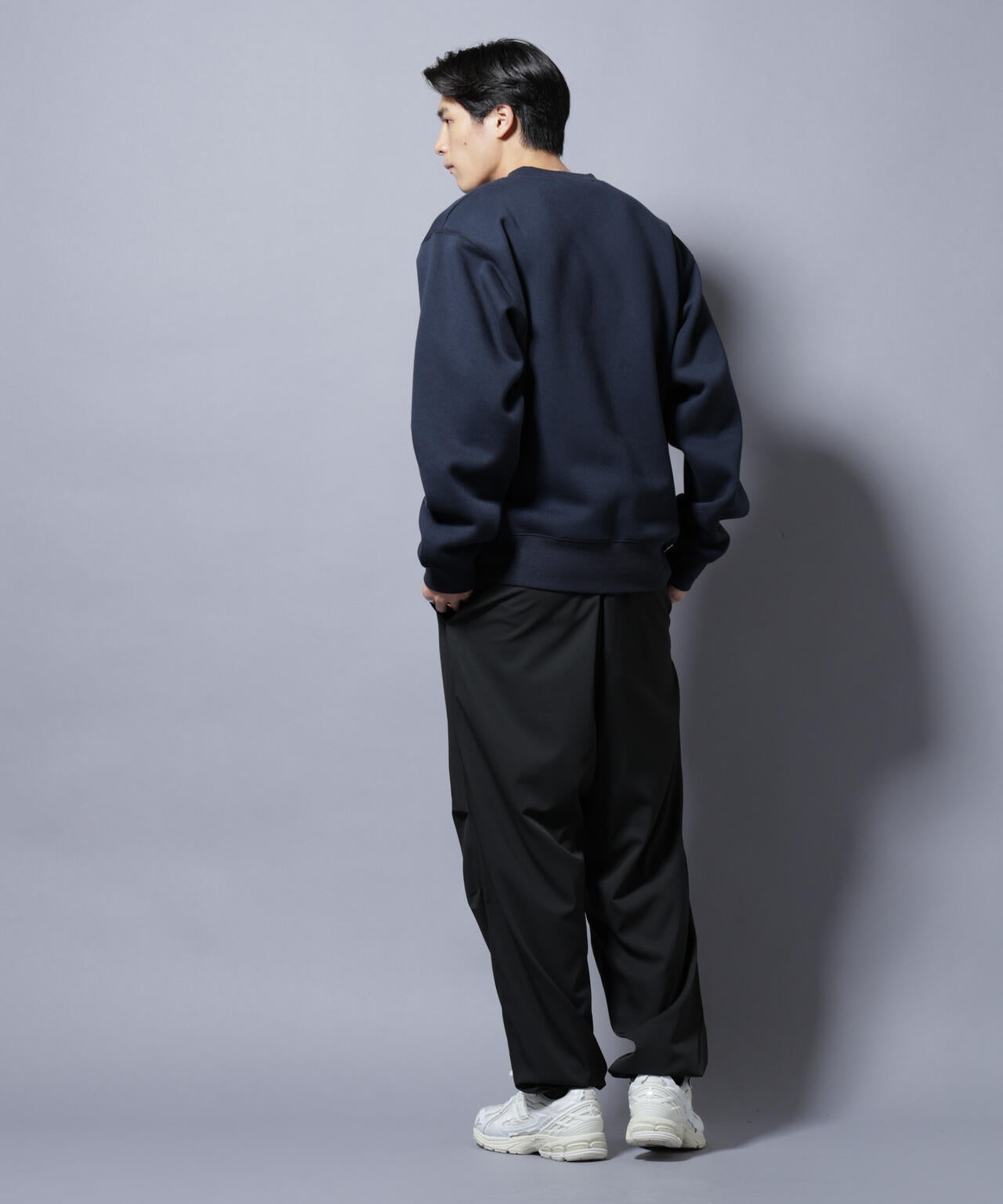 NJ/CLUB」裏起毛 ジャージークルーネックスウェット | NANO universe