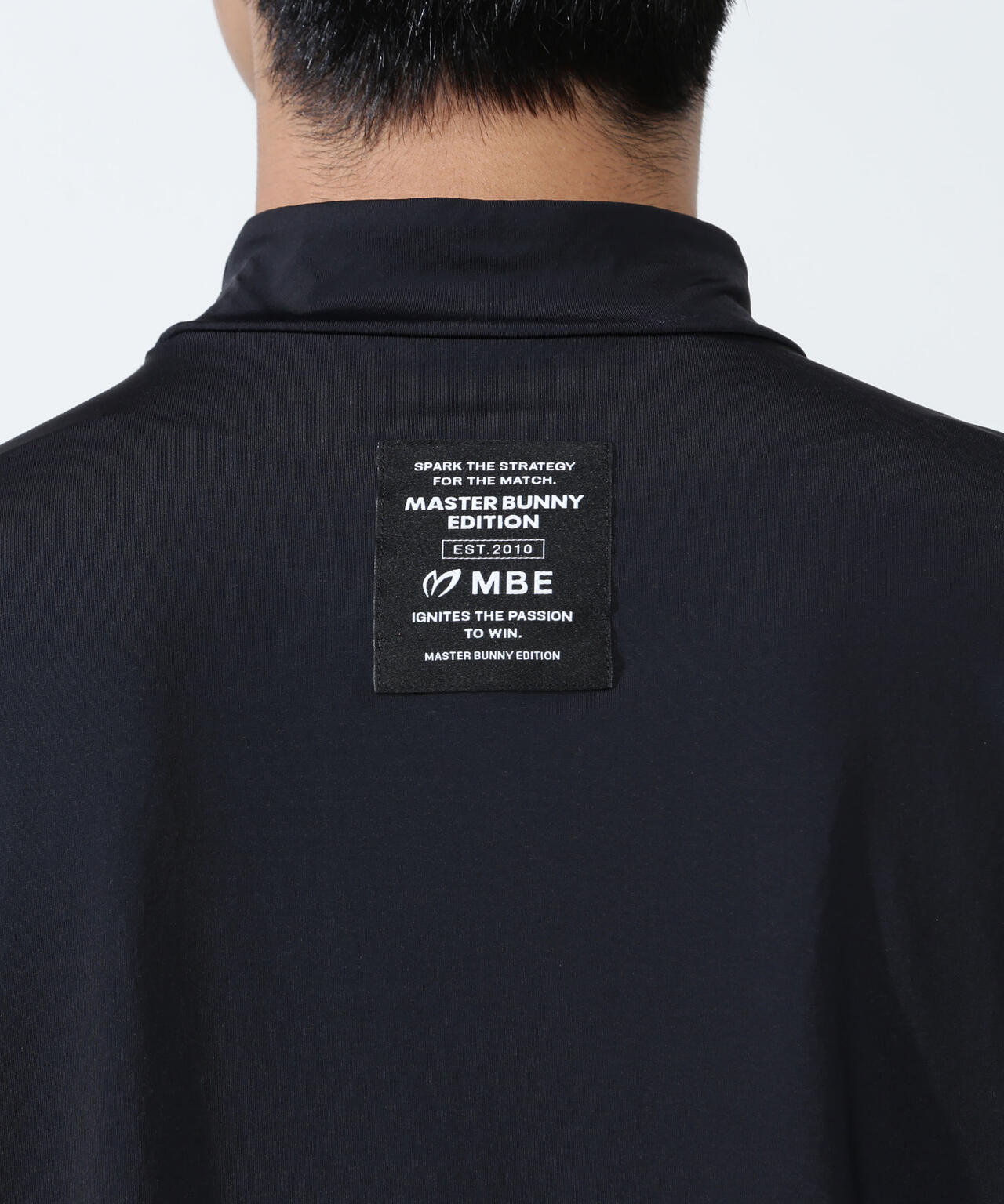 クロスミントサークルジャガード半袖ハイネックカットソー | MASTER