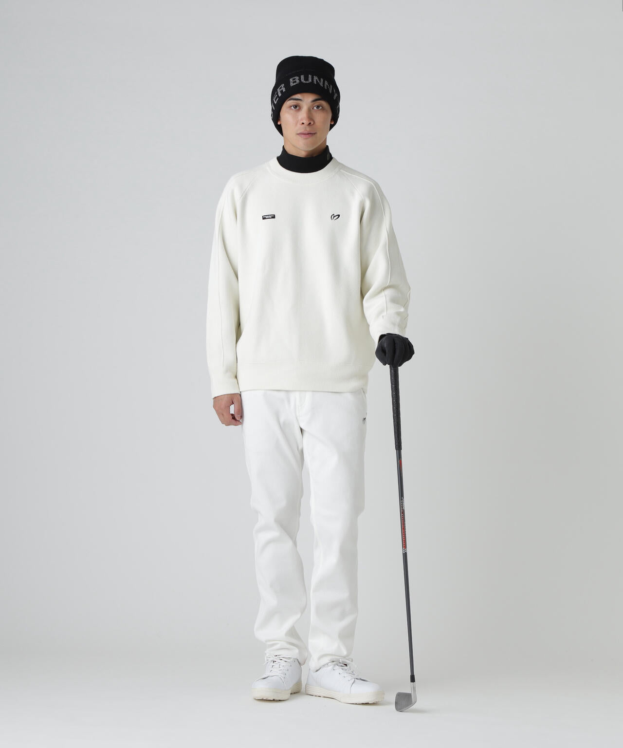 Wジャガードクルーネックニットプルオーバー | MASTER BUNNY EDITION