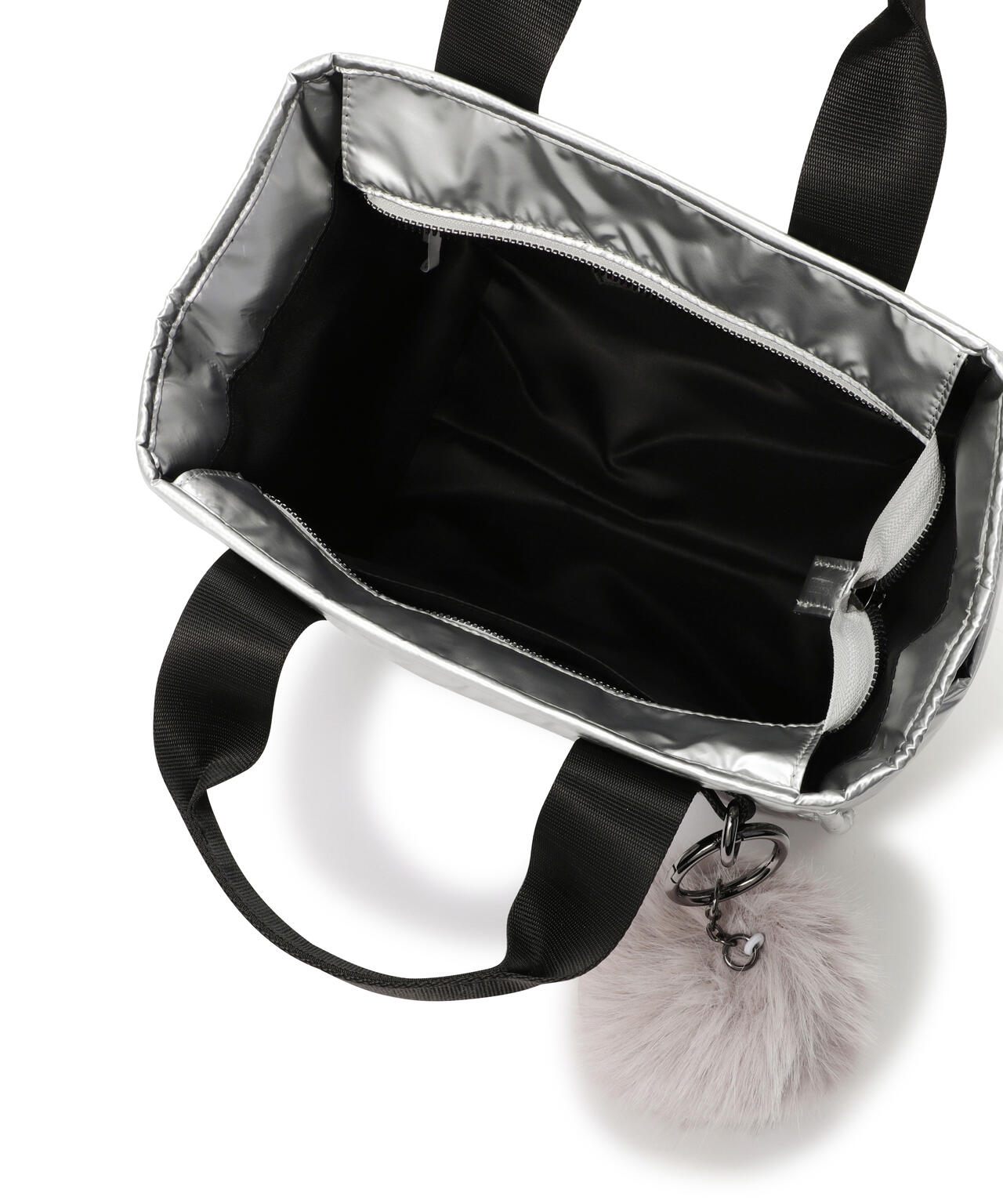 ファーポンチャーム付き合繊カートバッグ (UNISEX) | MASTER BUNNY