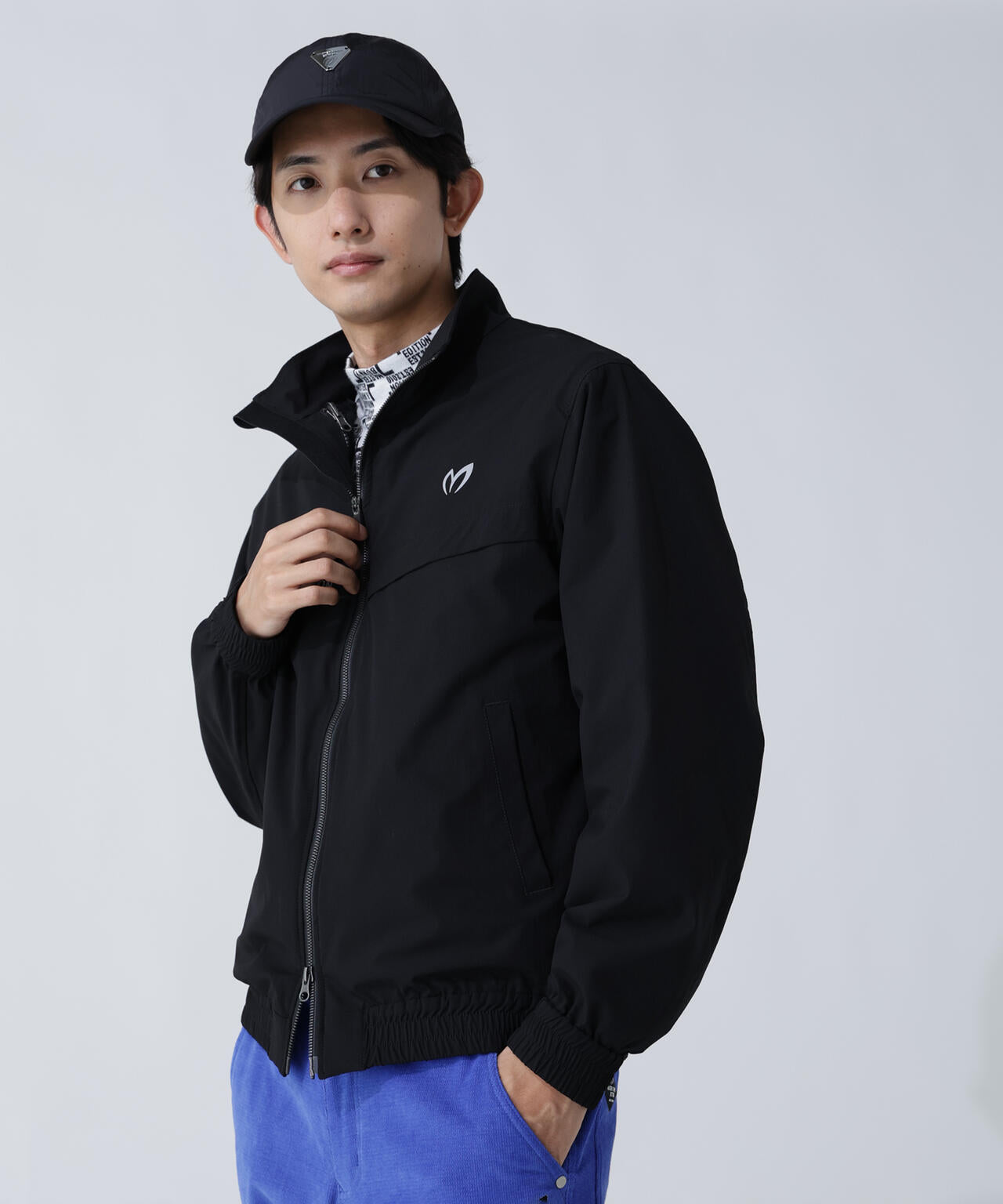 ストレッチリップストップ×高密度ツイル レイヤードブルゾン | MASTER