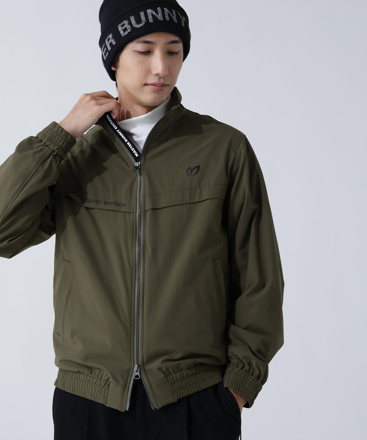 ストレッチリップストップ×高密度ツイル レイヤードブルゾン | MASTER