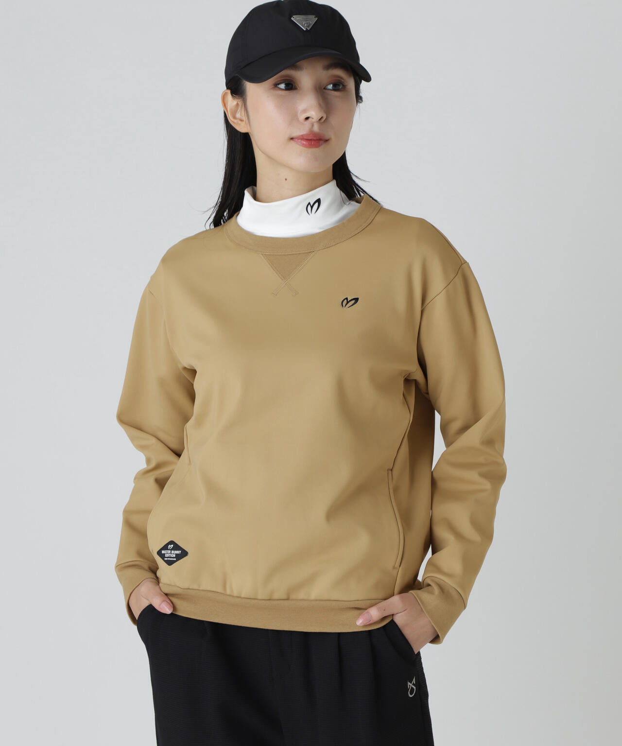 起毛トリコットクルーネックプルオーバー | MASTER BUNNY EDITION