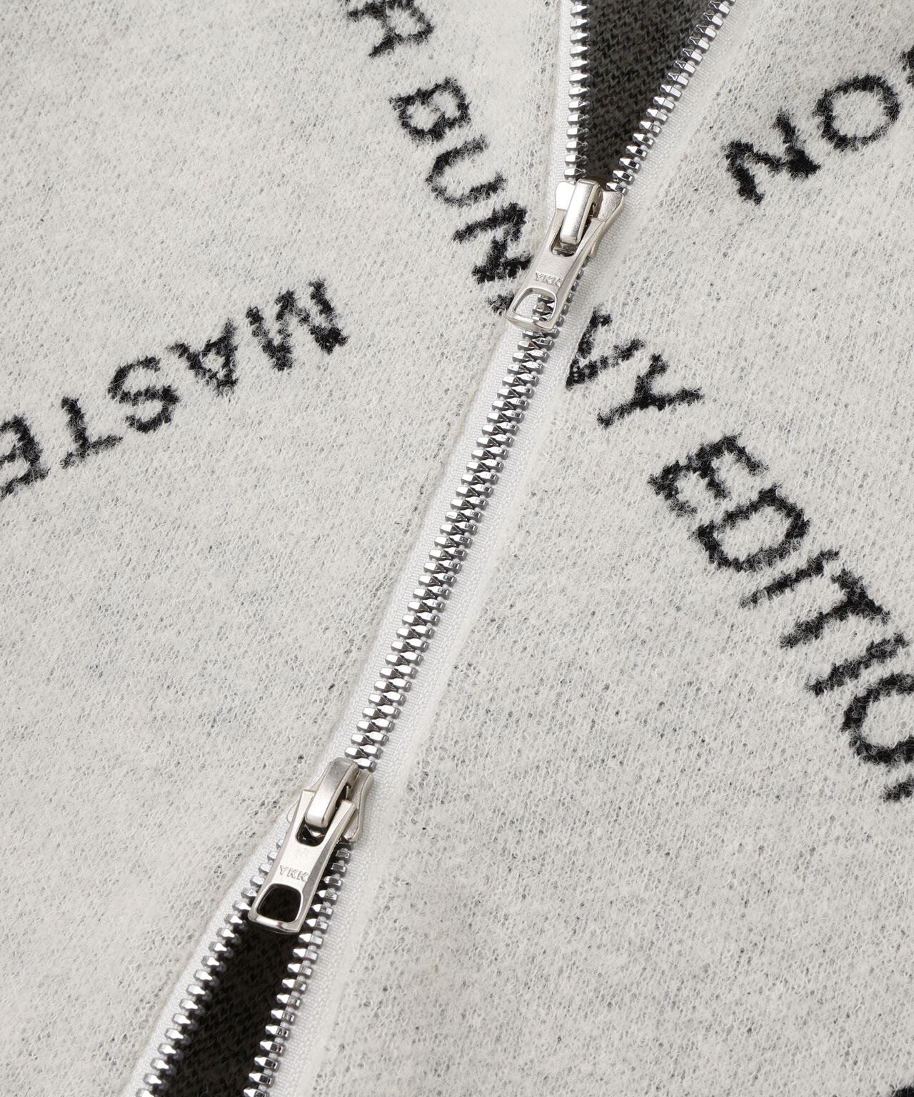 ブークレロゴジャガードジップアップニットブルゾン | MASTER BUNNY