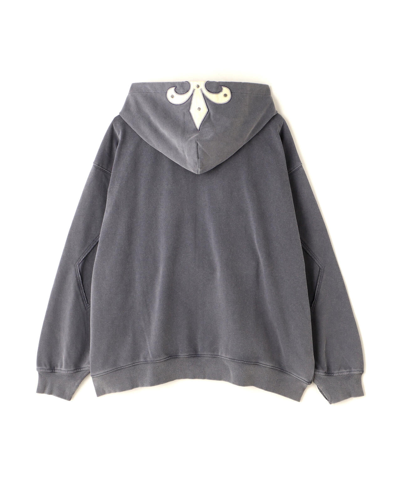 SUPPLIER/【LHP EXCLUSIVE】FLEUR LEATHER PATCH ZIP HOODIE | L.H.P