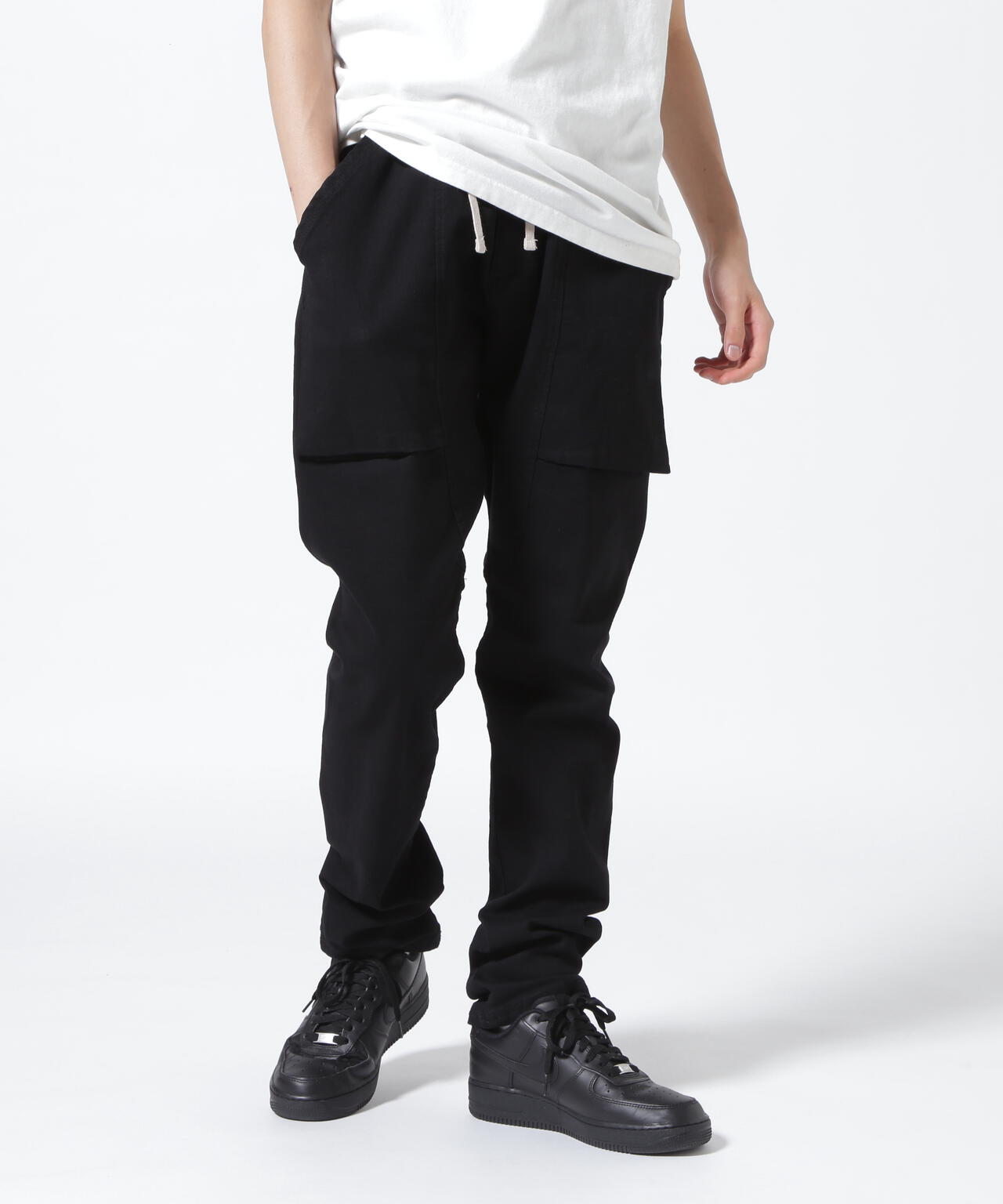 DankeSchon/ダンケシェーン/PREMIUM TC BLACK SARROUEL PANTS/サルエル