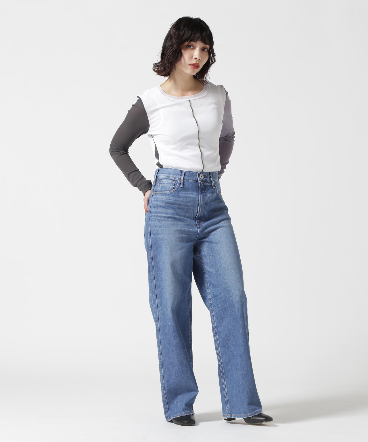 upper hights（アッパーハイツ）THE NIECE/ハイライズストレート | B