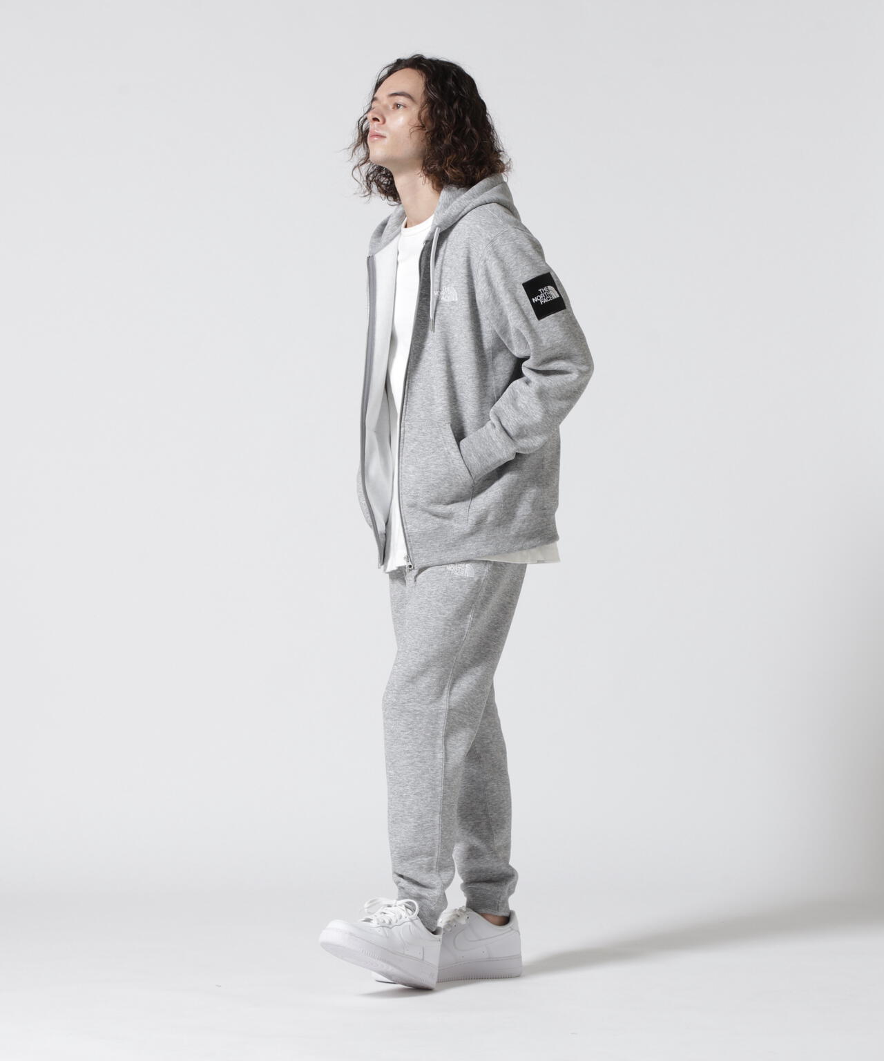 THE NORTH FACE(ザ・ノースフェイス) Square Logo Full Zip スクエア