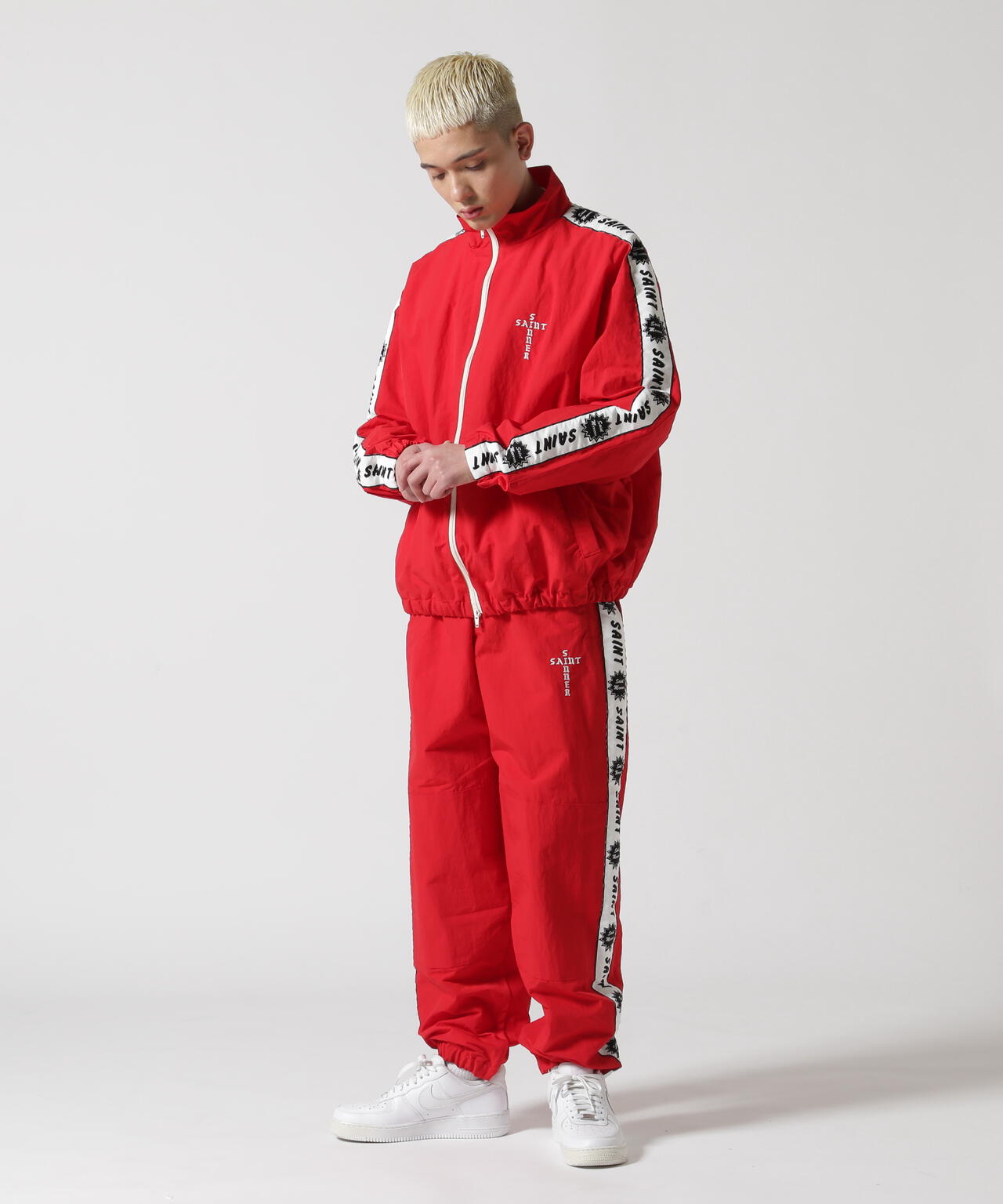 SAINT MICHAEL/セント マイケル/TRACK JKT/SIDE TAPE/RED | ROYAL