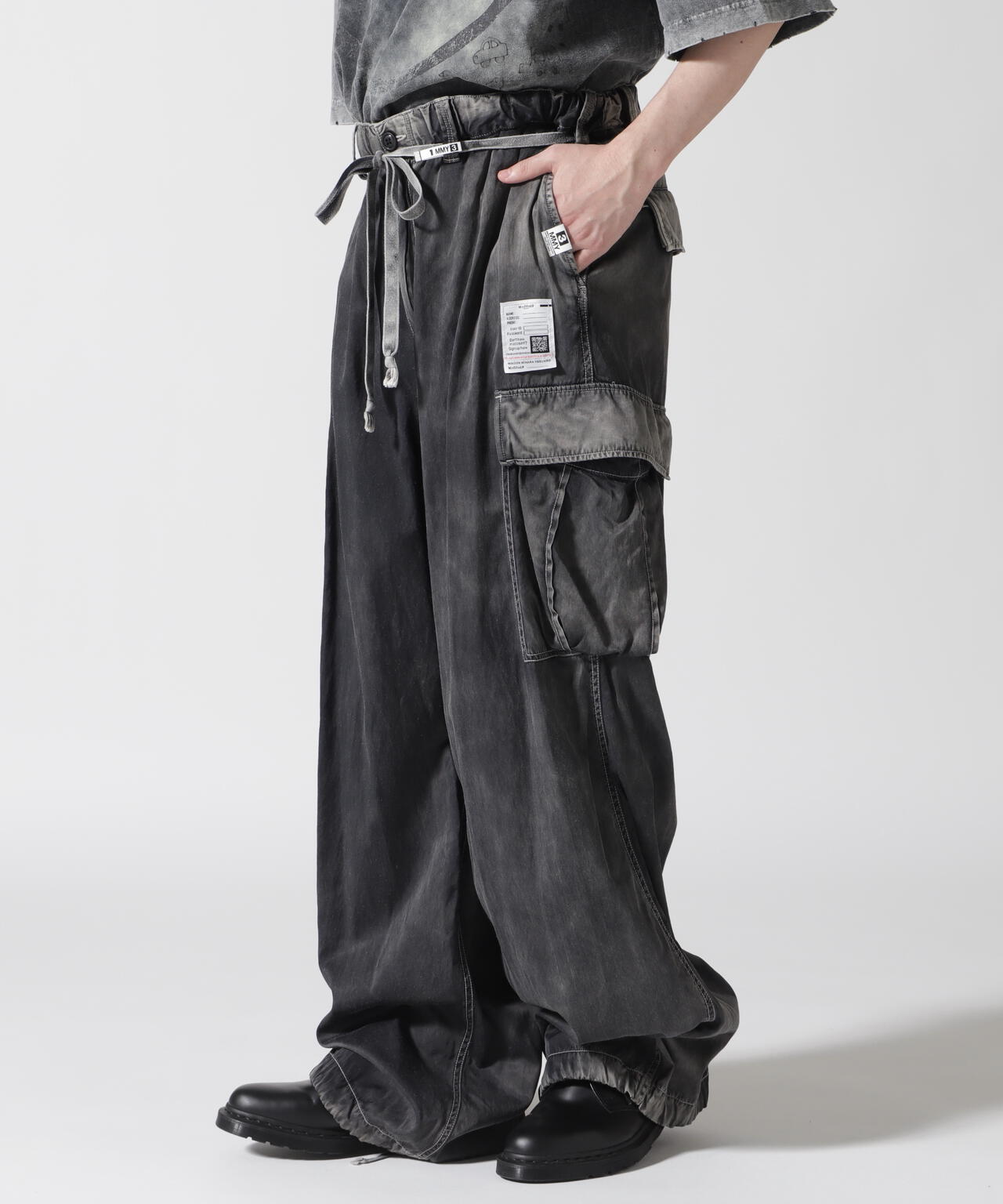 Maison MIHARAYASUHIRO/メゾン ミハラヤスヒロ/C/R SATIN CARGO PANTS