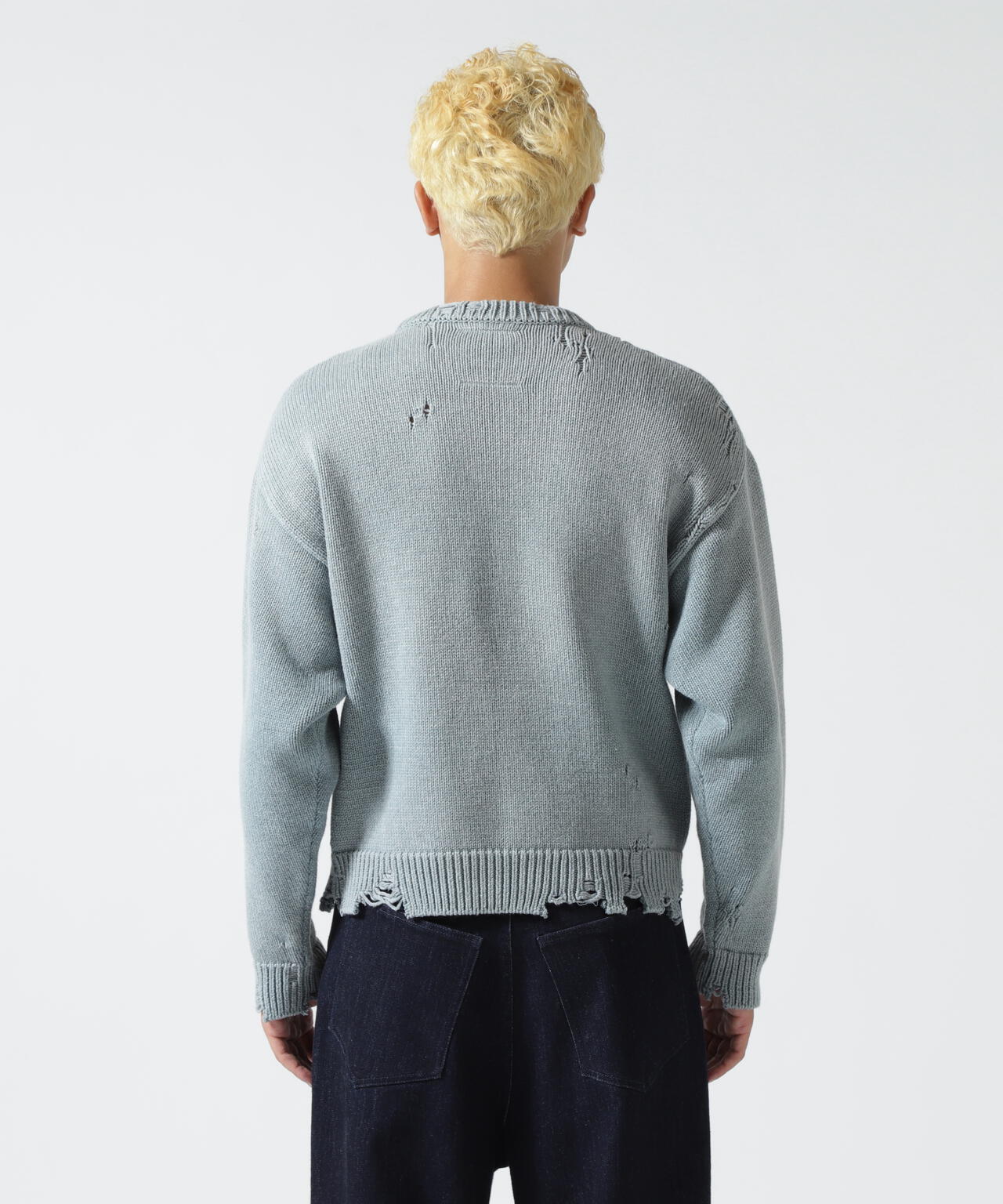 Maison MIHARAYASUHIRO/メゾン ミハラヤスヒロ/WHALE JACQUARD KNIT