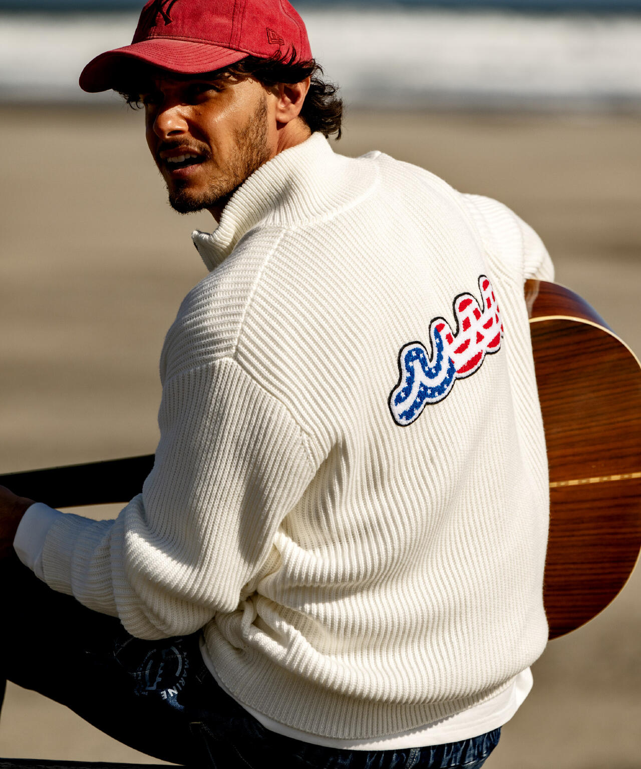 muta MARINE/ムータ マリン/別注 Drivers KNIT | ROYAL FLASH