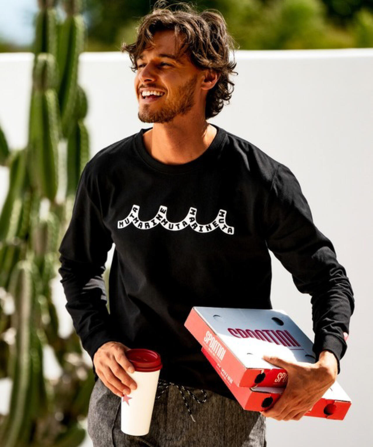 muta MARINE/ムータ マリン/別注Wave muta MARINE LS Tee | ROYAL