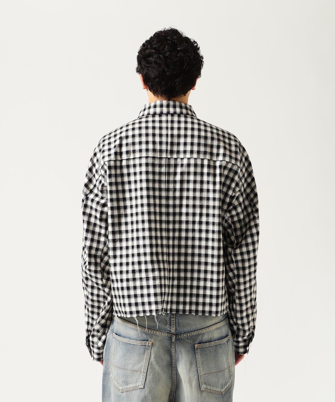 ANCELLM/アンセルム/C/R CHECK SHORT ZIPUP SHIRT | GARDEN（ガーデン