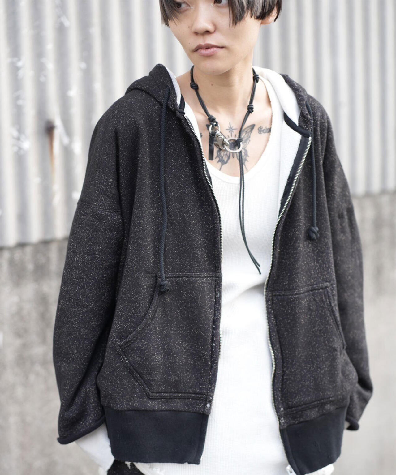 ANCELLM/アンセルム/LAYERED ZIP－UP HOODIE EX | GARDEN（ガーデン