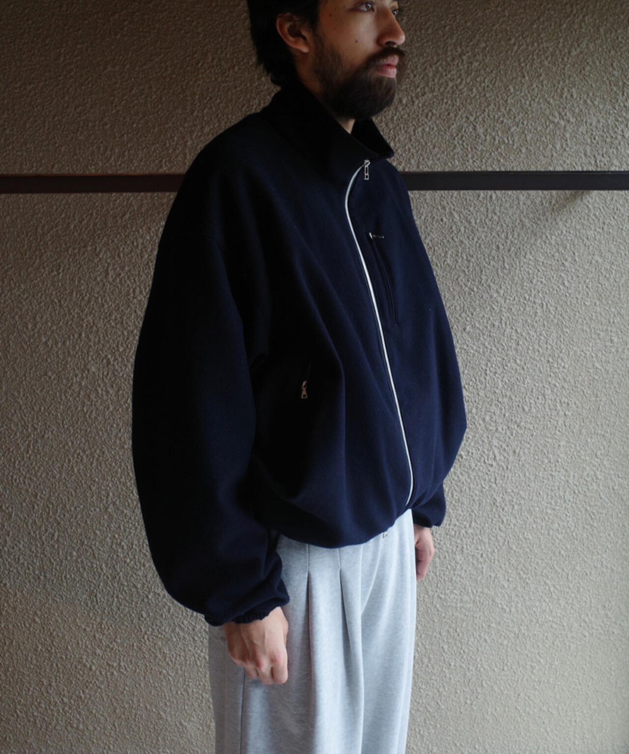 BIBLIOTHERK×GARDEN/ビブリオテーク×ガーデン/DRAPE BLOUSON EX/GARDEN