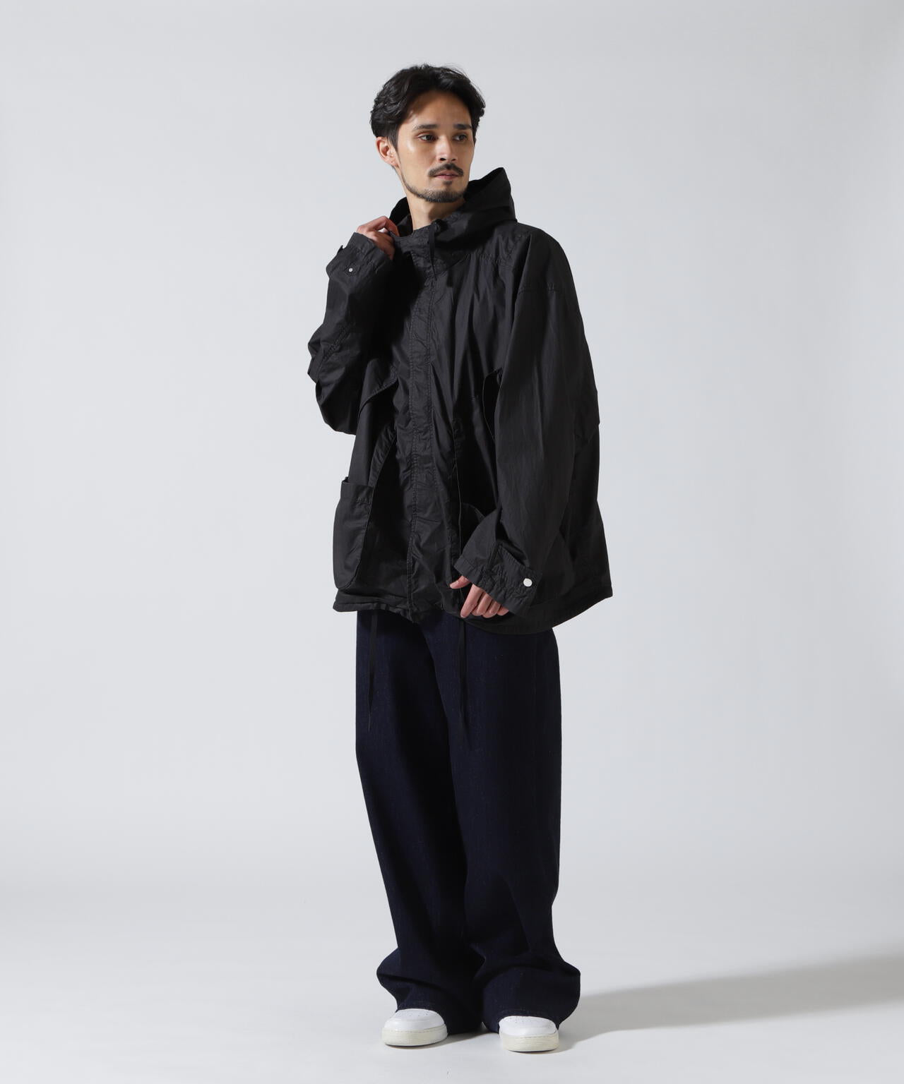 ANCELLM/アンセルム/HOODED FIELD SHIRT JACKET/ANC-SH91 | GARDEN