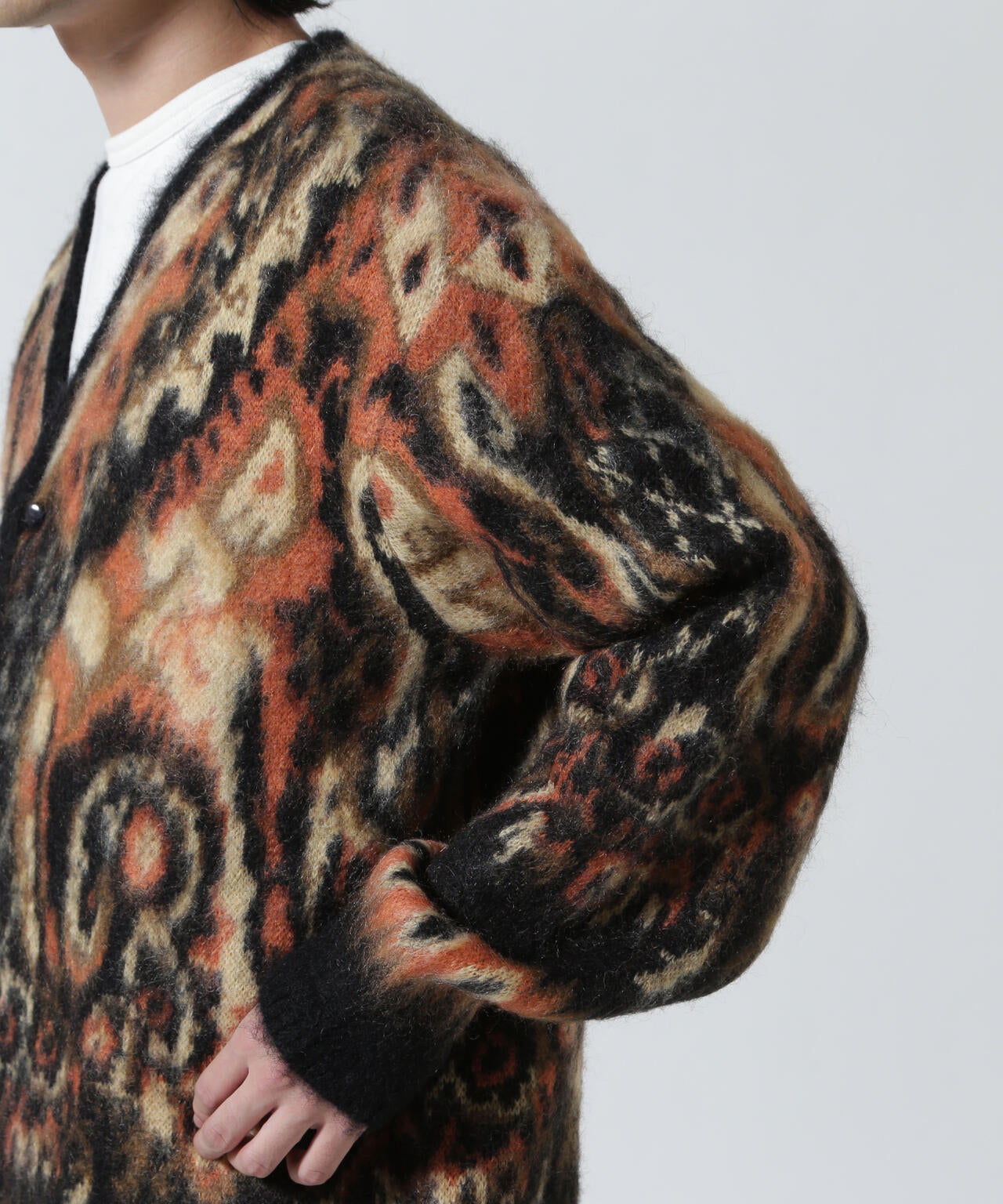 Needles/ニードルズ Mohair Cardigan - Paisley モヘアカーディガン