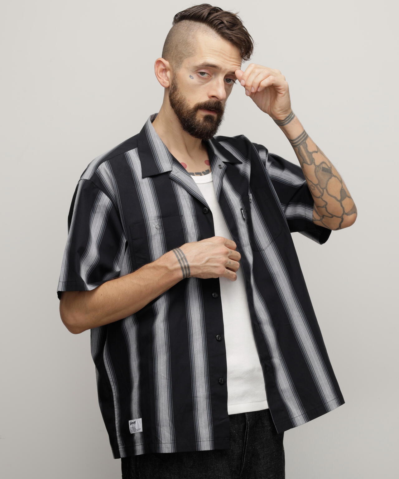 STRIPE WORK SHIRT/ストライプワークシャツ | Schott（ショット