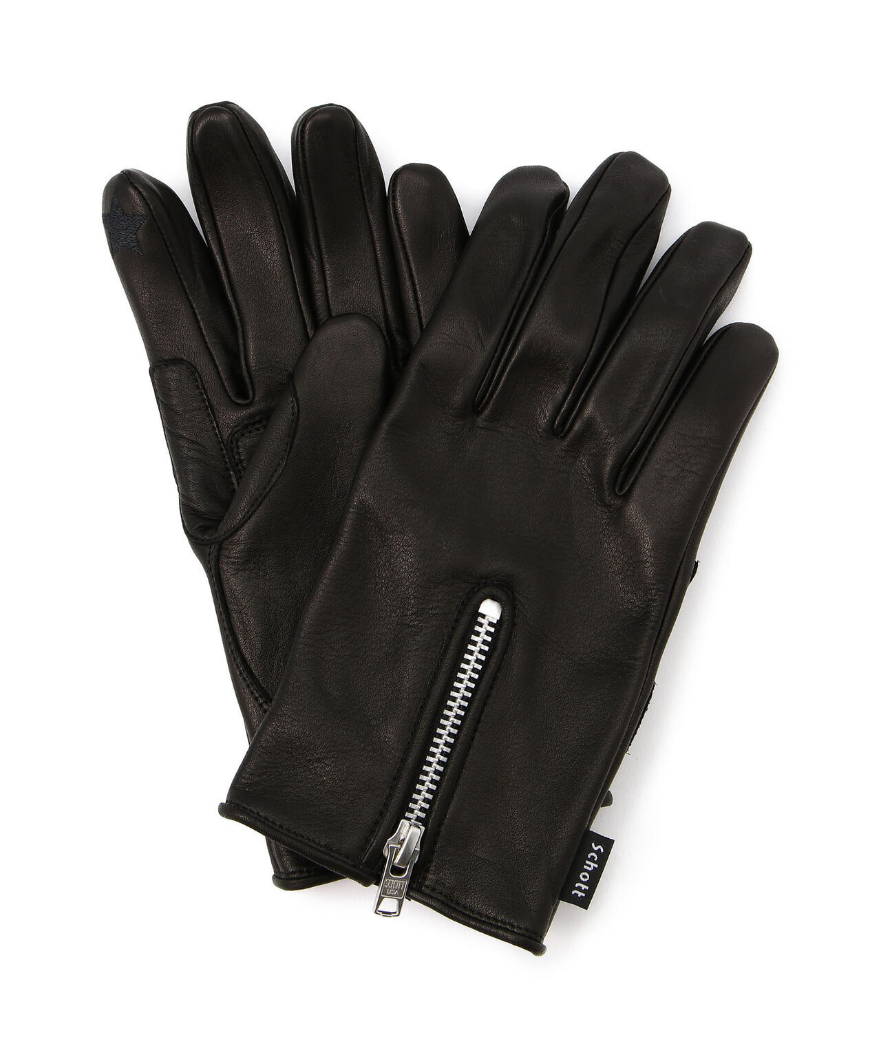 ZIP LEATHER GLOVE/ジップレザーグローブ | Schott（ショット