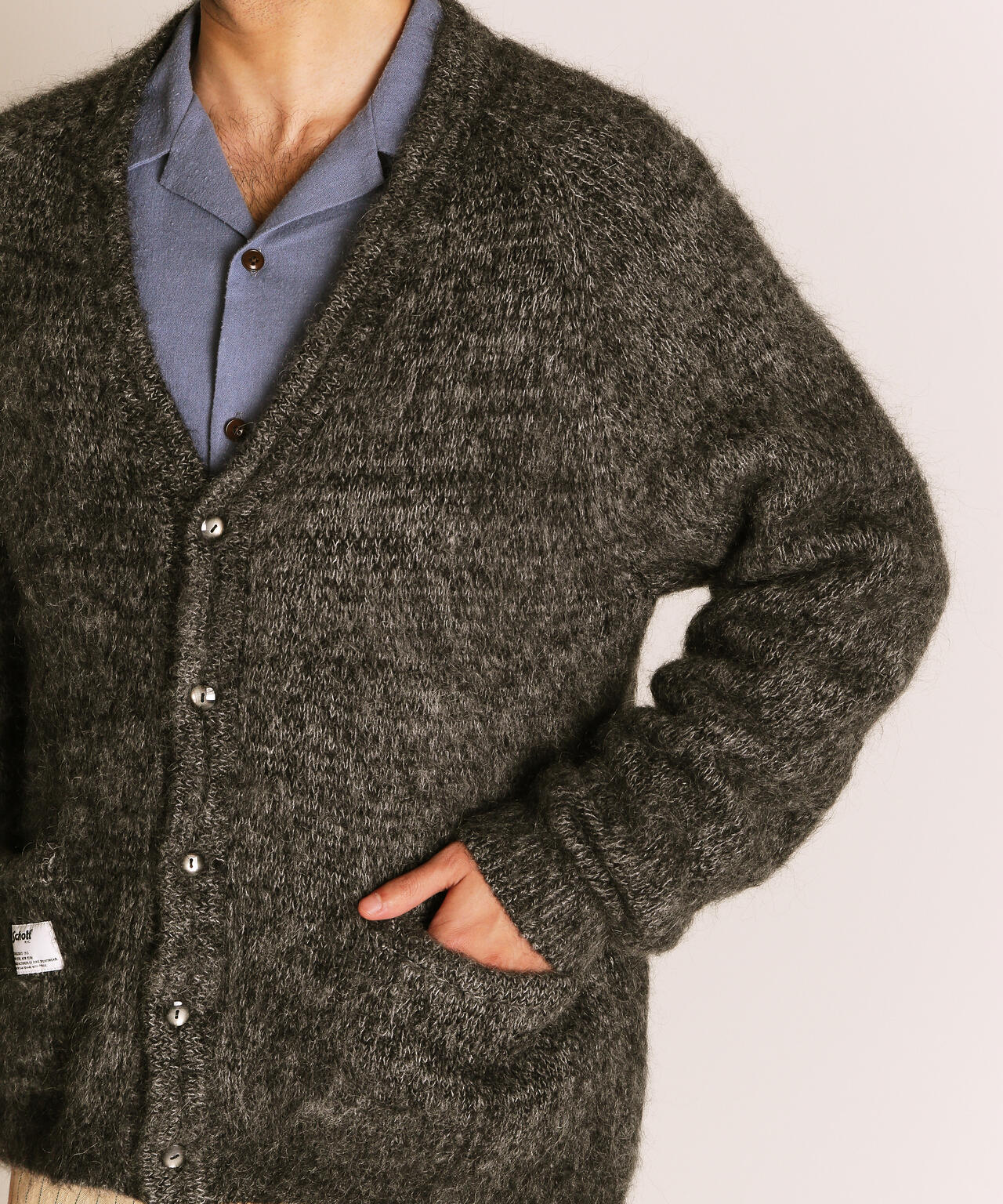 MOHAIR KNIT CARDIGAN/モヘア ニットカーディガン | Schott（ショット