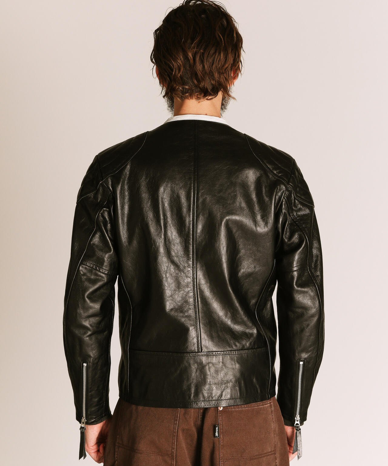 NOCOLLAR RACING JACKET/ノーカラーレーシングジャケット | Schott