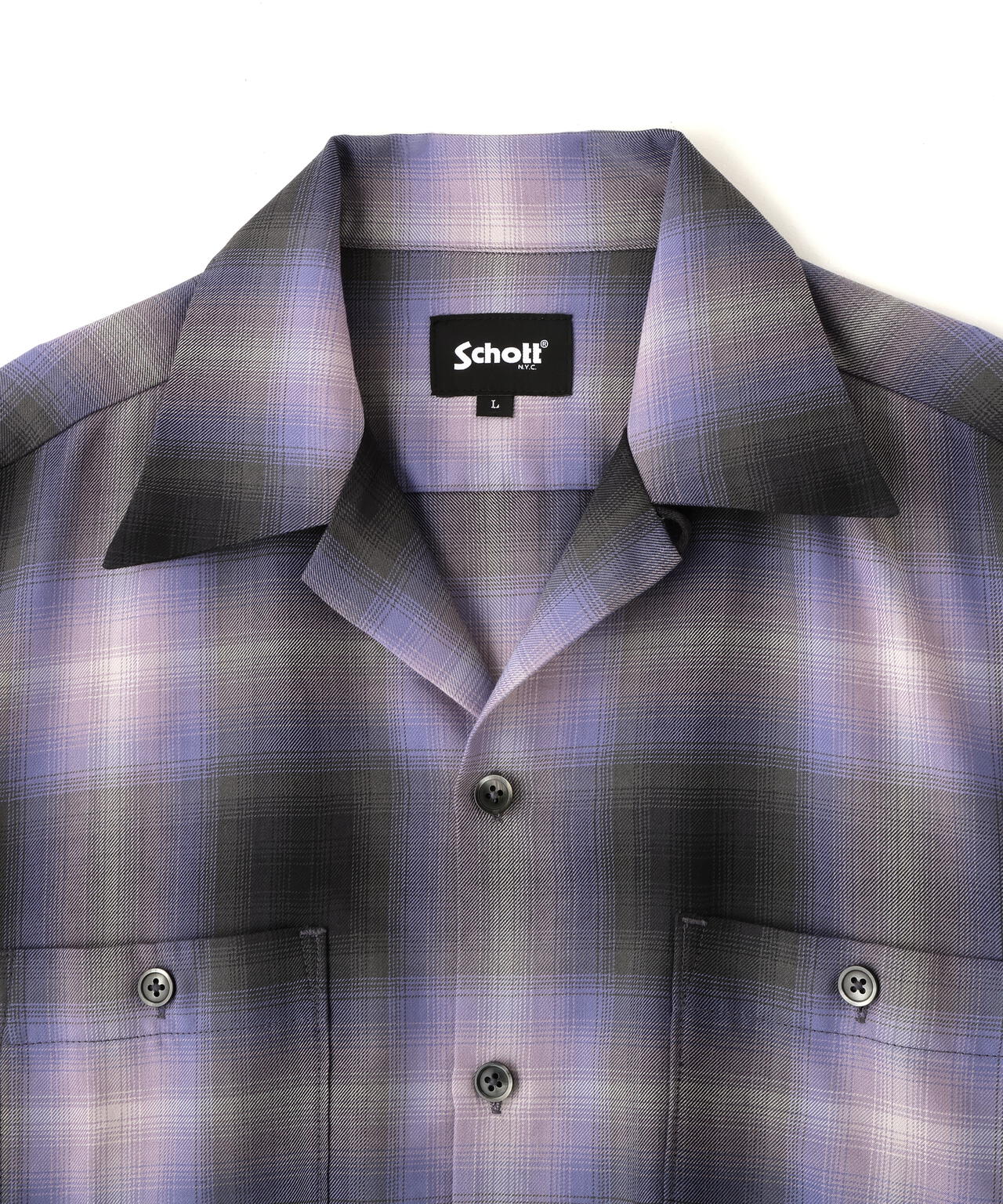 OMBRE CHECK SHIRT/オンブレチェックシャツ | Schott（ショット