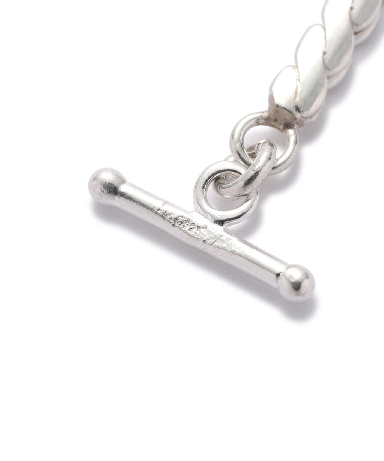 meian/メイアン/STERLING SILVER PYTHON TAIL CHAIN NECKLACE/パイソン