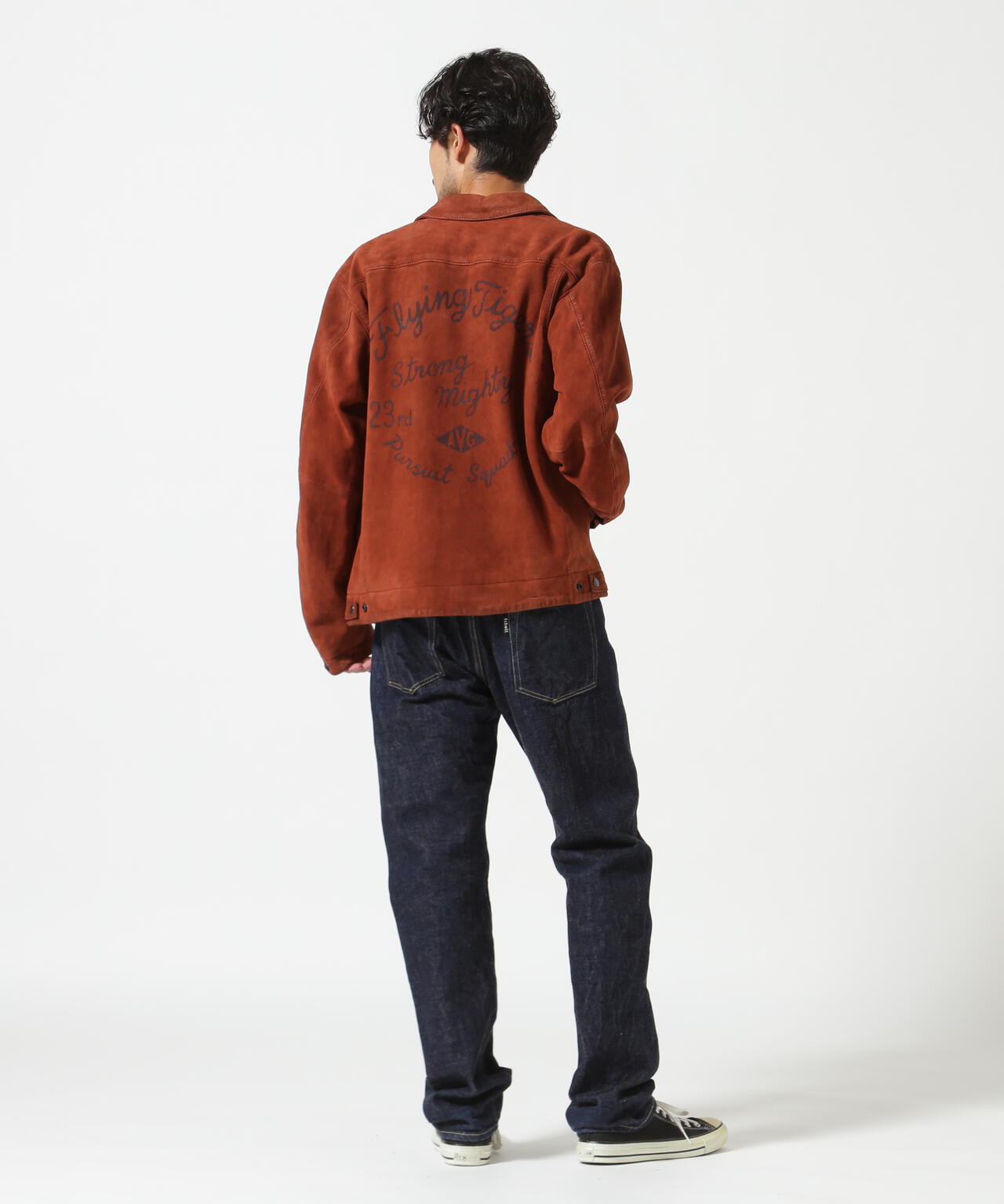 AGED SUEDE SOUVENIR JACKET / エイジド スウェード スーベニア