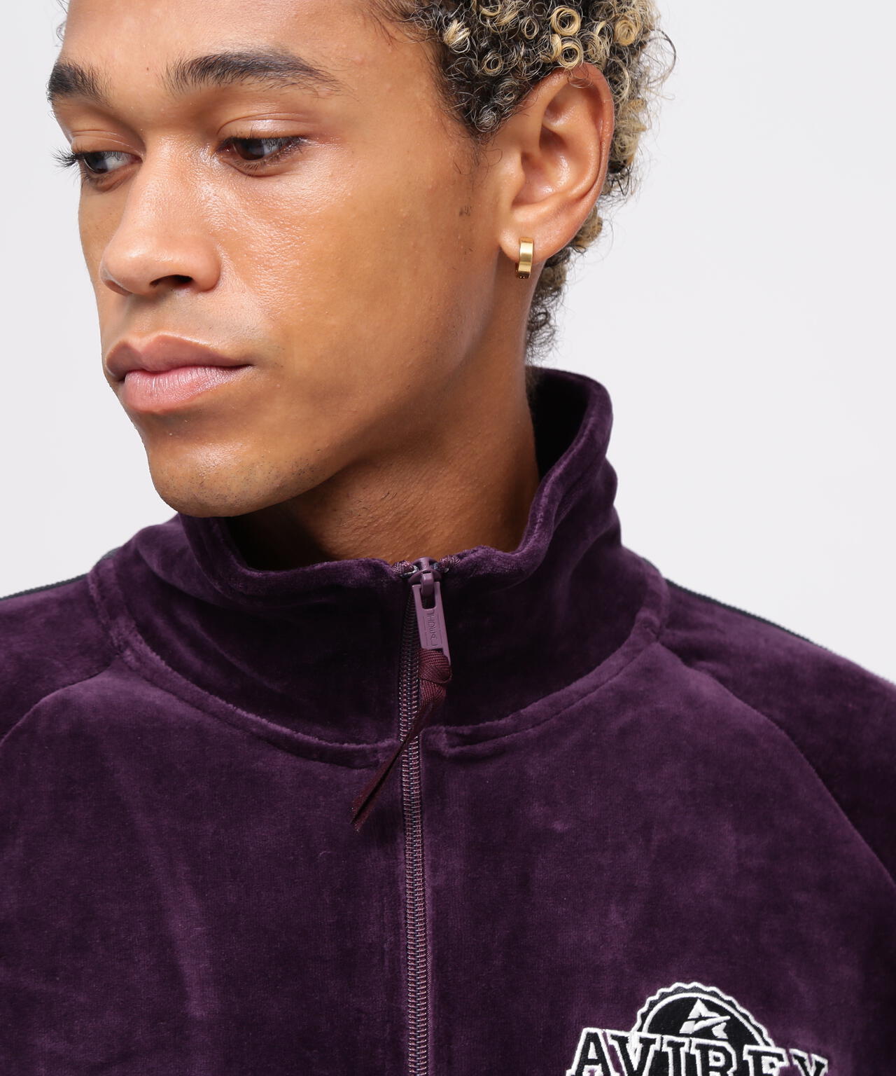 WEB&DEPOT限定》VELOUR TRACK JACKET / ベロア トラックジャケット