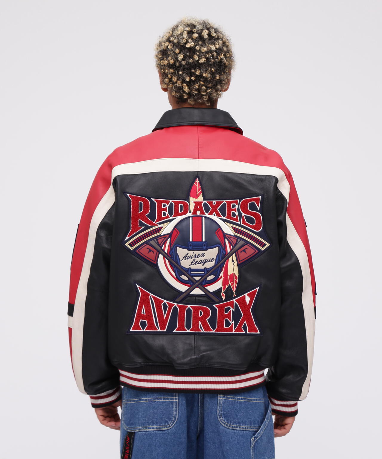 VARSITY JACKET RED AXES / バーシティジャケット レッドアクシズ