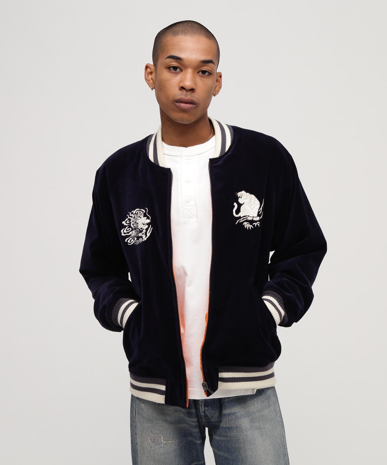 SOUVENIR COLLECTION》VELVETEEN SUKA JACKET | AVIREX