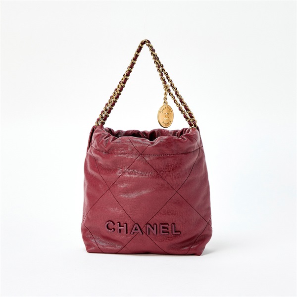 CHANEL シャネル22 ミニ 2021年以降 ショルダーバッグ ボルドー