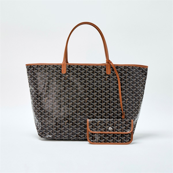 GOYARD サンルイ GM トートバッグ ブラック オレンジ PVC | MixTHINKS