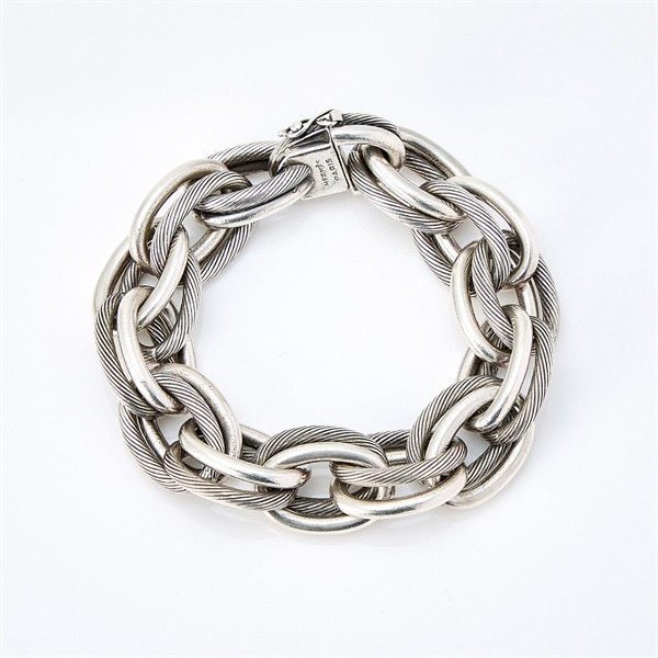 HERMES デストリエ GM ブレスレット シルバー 925 | MixTHINKS