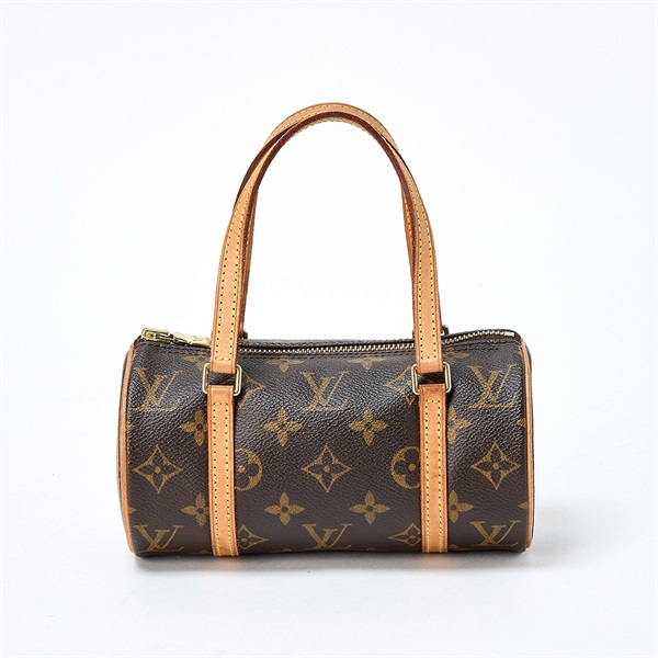 LOUIS VUITTON パピヨン 19 ハンドバッグ ブラウン ゴールド PVC