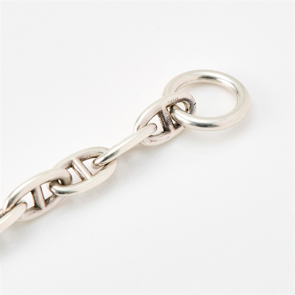 HERMES シェーヌダンクル ブレスレット GM/12コマ シルバー 925