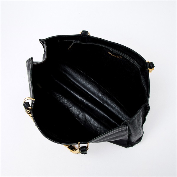 CHANEL ココマーク チェーントート 1995年頃 トートバッグ ブラック