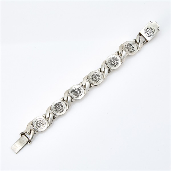 CHROME HEARTS マルチリンク ID ブレスレット 6リンク シルバー 925