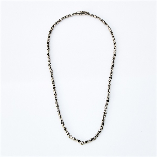 CHROME HEARTS タイニーEバー ネックレス シルバー 925 K14