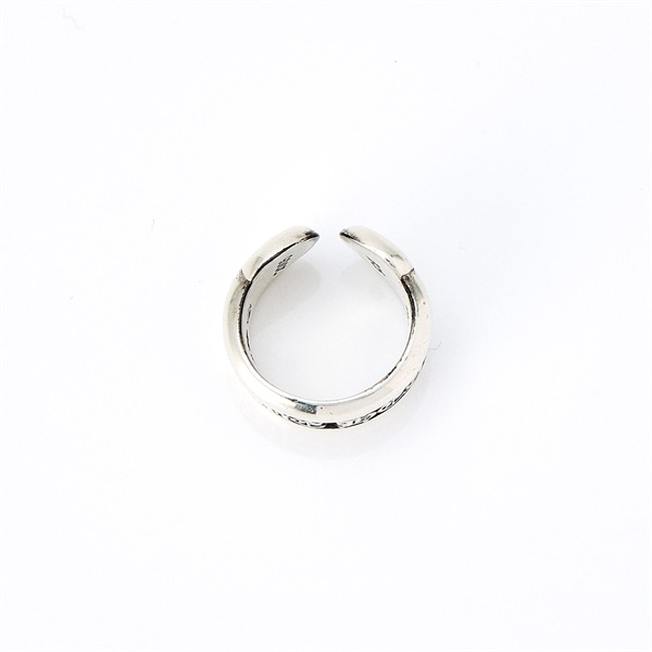 CHROME HEARTS スクロールラベル リング スモール シルバー 925